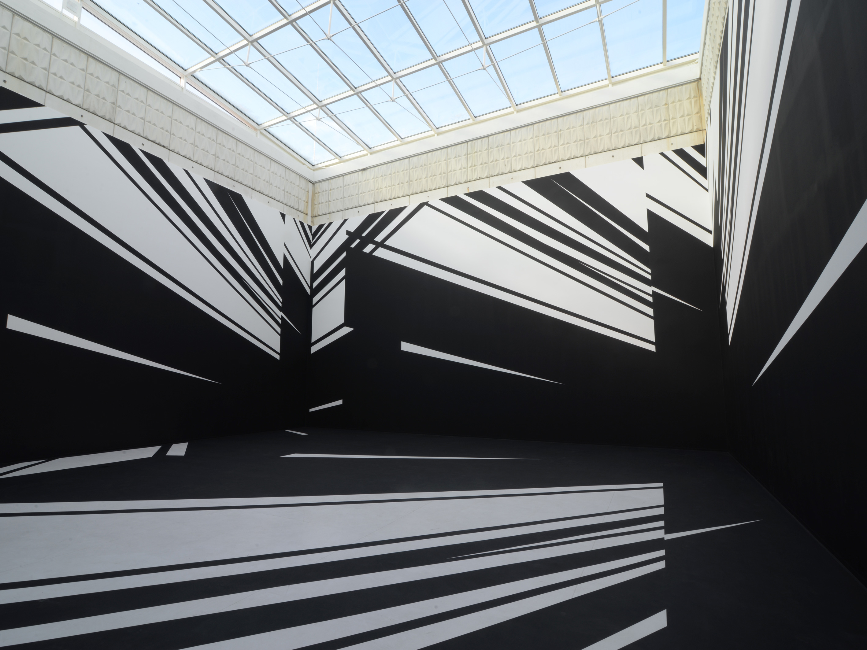 Christine Rusche: Sounding, Ausstellungsaufbau, Rostocker Kunsthalle, 2018 © VG Bild-Kunst, Bonn 2019