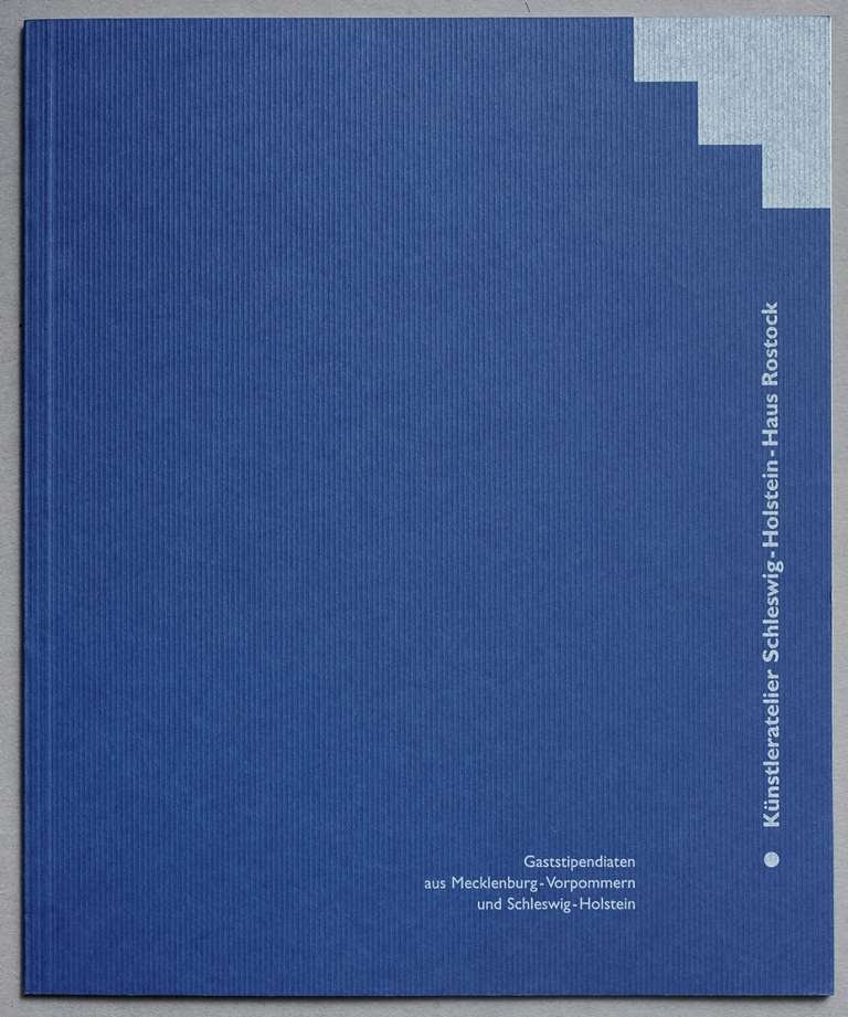 Katalog 3. Stipendiatenausstellung 2001, Foto: Thomas Häntzschel / nordlicht